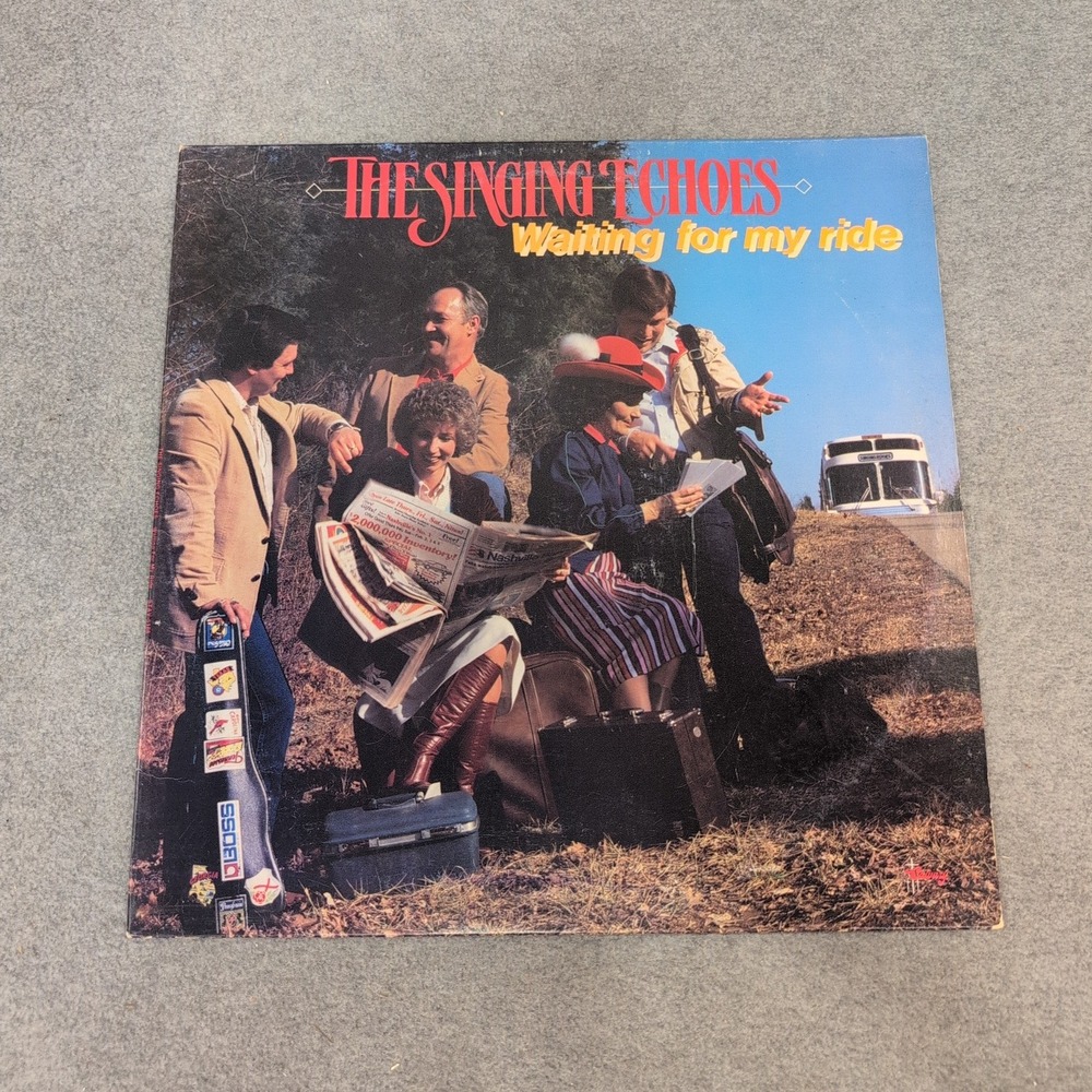 The Singing Echoes Waiting for My Ride Vinyl LP Calvary Records Southern Gospel - Picture 1 of 2
